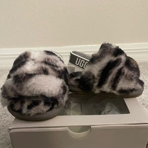 Infant Fluff Yeah Slide Panther Print